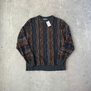 Vintage 90's Patterned Knit Sweater
